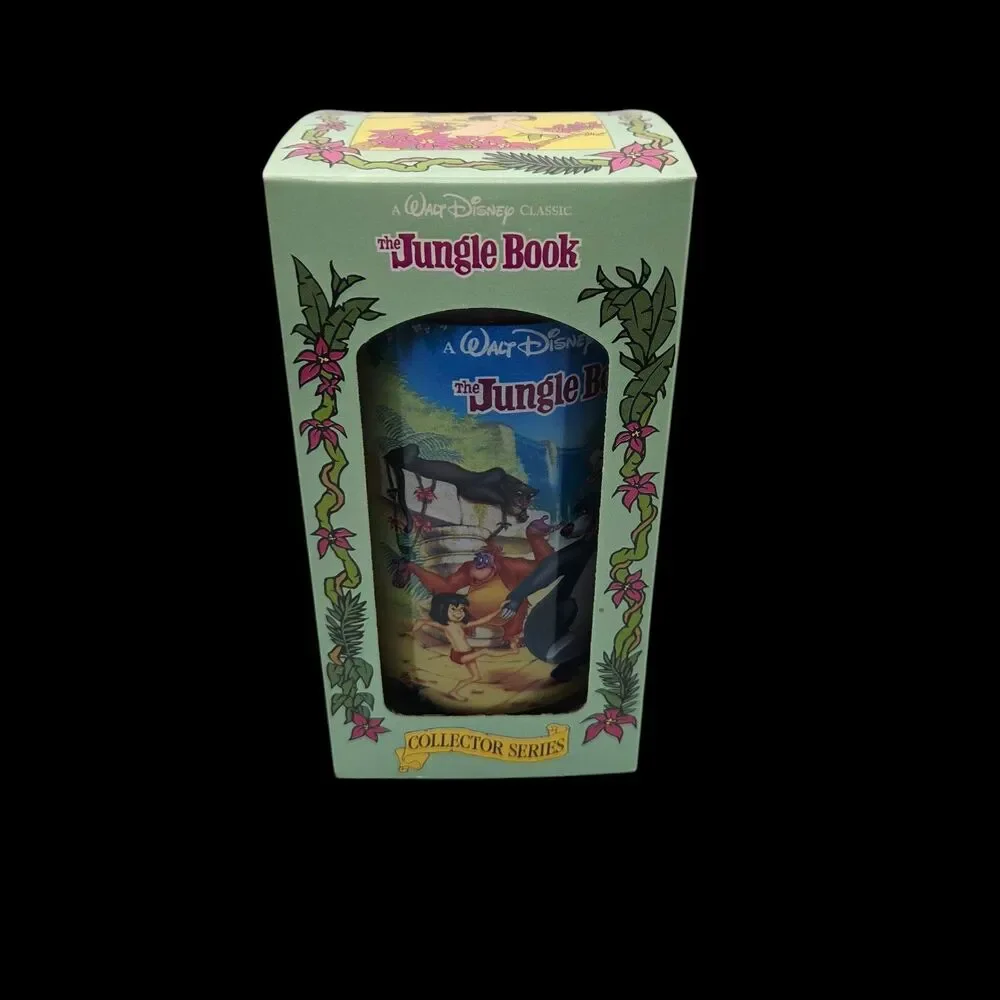 1994 Disney Jungle Book Collector Glass Burger King Vintage Drinkware Cup